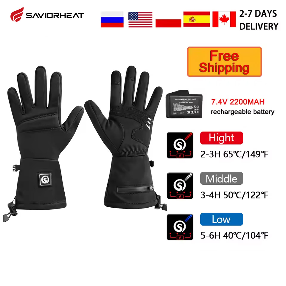 Snow Deer S18 Winter Heated Gl - огляд і ціна Motorcycle Glove Knuckle